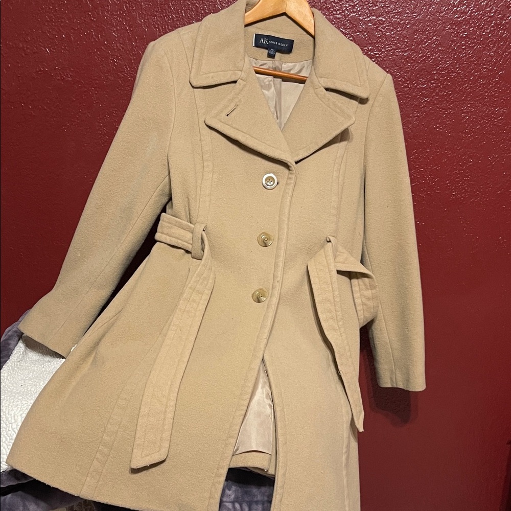 Anne Klein Women's Classic Tan Trench Coat